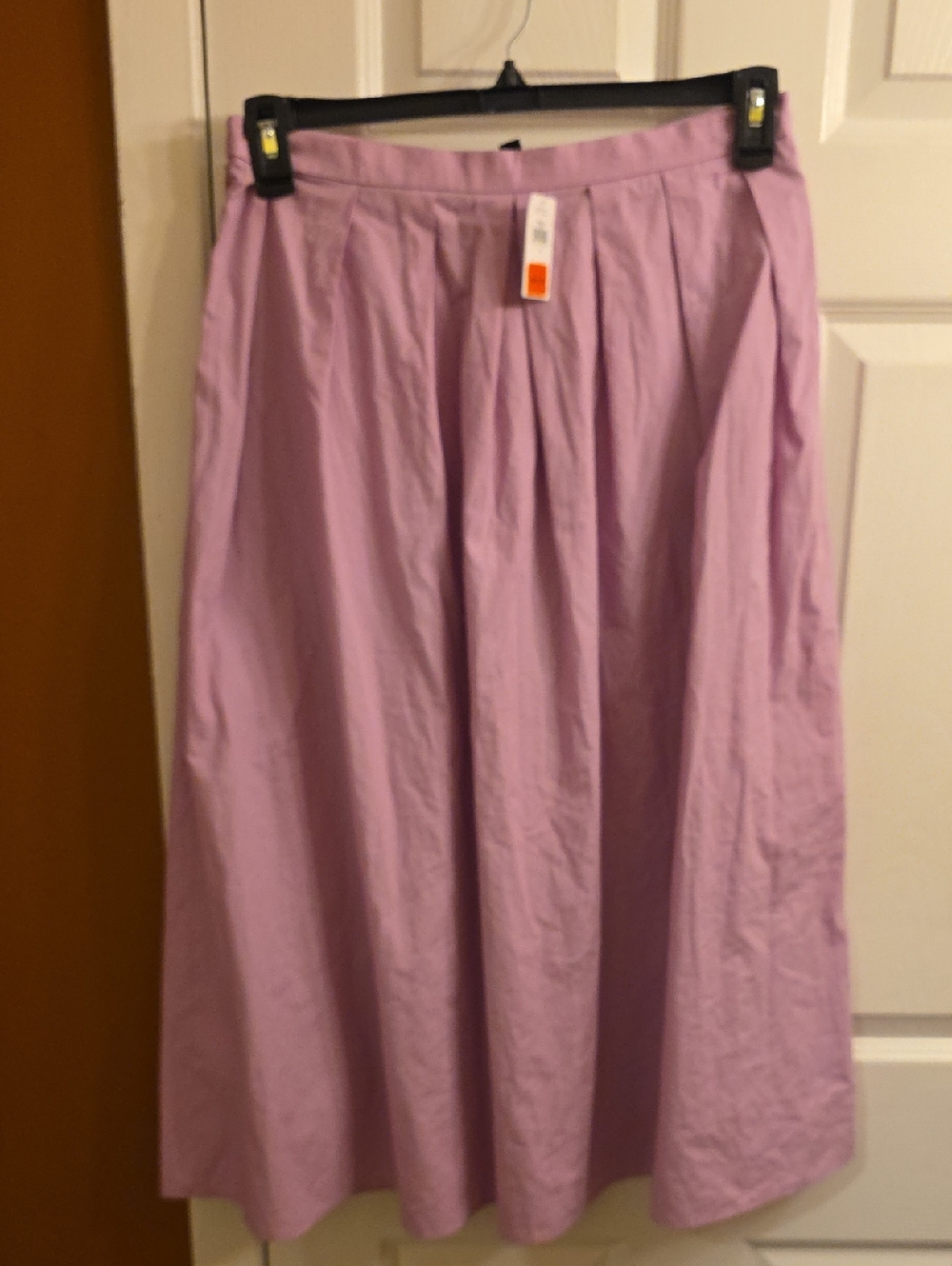 Banana Republic Lavender A-Line Midi Skirt